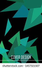 Geometric abstract polygonal background. The pattern in the style of origami, which consists of triangles.