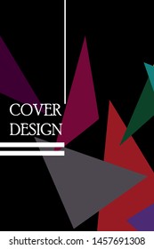 Geometric abstract polygonal background. The pattern in the style of origami, which consists of triangles.