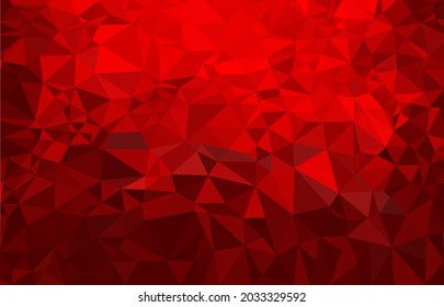 Geometric abstract  polygonal red  triangle vector .background texture .