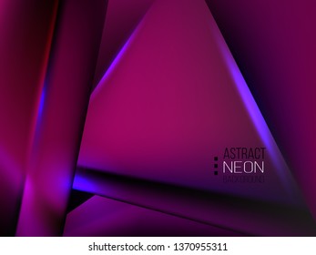 Geometric abstract purple background.