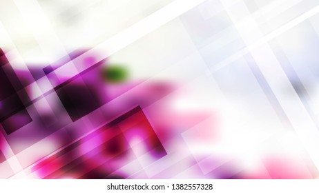 Geometric Abstract Purple and White Background Vector
