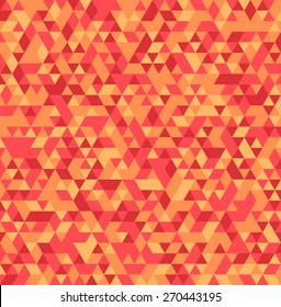 Geometric Abstract Red Seamless Pattern Colorful Stock Vector (Royalty ...