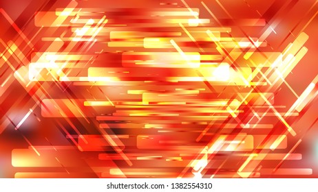 Geometric Abstract Red White and Yellow Background Illustrator