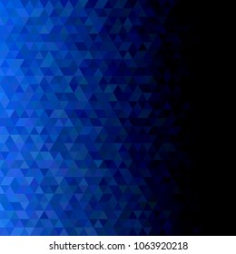 Geometric abstract regular triangle tile pattern background - modern mosaic vector graphic design