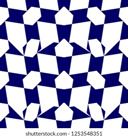 Geometric abstract rhombus seamless pattern vector illustration