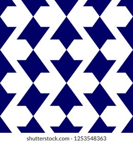 Geometric abstract rhombus seamless pattern vector illustration