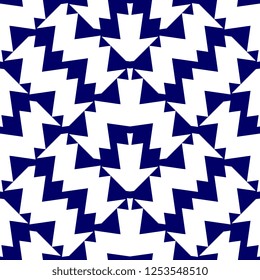 Geometric abstract rhombus seamless pattern vector illustration