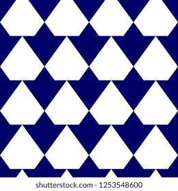Geometric abstract rhombus seamless pattern vector illustration
