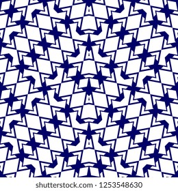 Geometric abstract rhombus seamless pattern vector illustration