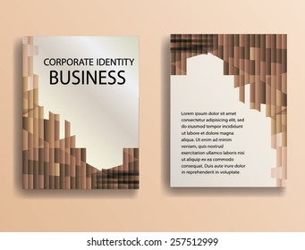 Geometric Abstract Rhombus. Vector Illustration. 
