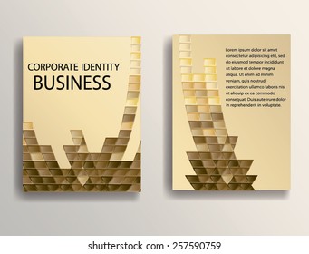 Geometric Abstract Rhombus. Vector Illustration. 

