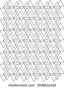 geometric abstract sameless pattern with lines, triangle. vector background white and black texture