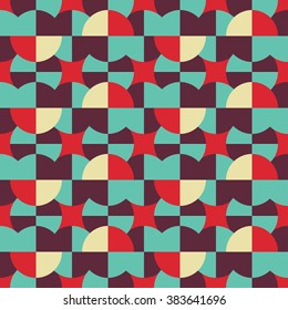 Geometric abstract seamless background