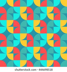 Geometric abstract seamless background