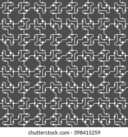 Geometric abstract seamless pattern.