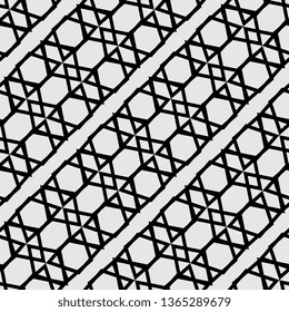 Geometric abstract seamless pattern background trendy design ornament vintage elegant style vector illustration ready for print.