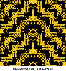 Geometric abstract seamless pattern background trendy design ornament vintage elegant style vector illustration ready for print.