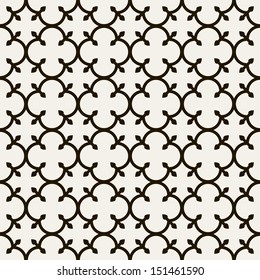 Geometric abstract seamless pattern. Classic background. Vector illustration