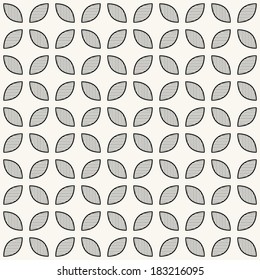 Geometric abstract seamless pattern. Classic background. Vector illustration