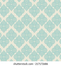 Geometric abstract seamless pattern. Classic background. Vector illustration