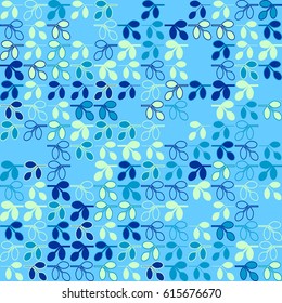 Geometric abstract seamless pattern of colored shapes