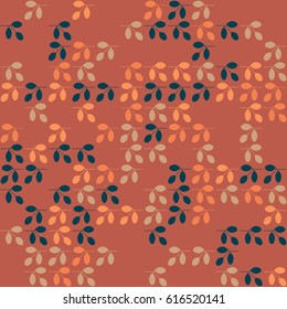 Geometric abstract seamless pattern of colored shapes