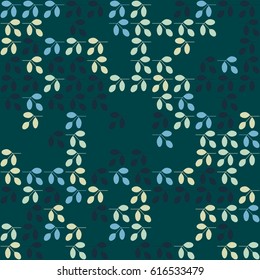 Geometric abstract seamless pattern of colored shapes