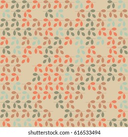 Geometric abstract seamless pattern of colored shapes