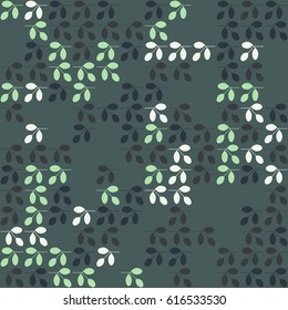 Geometric abstract seamless pattern of colored shapes