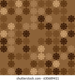 Geometric abstract seamless pattern of colored shapes