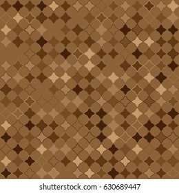 Geometric abstract seamless pattern of colored shapes