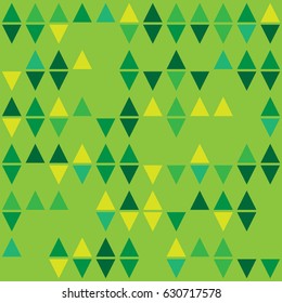 Geometric abstract seamless pattern of colored shapes