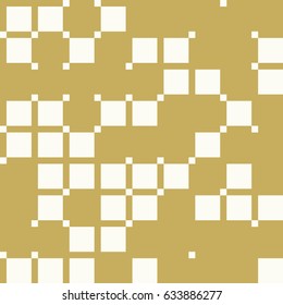 Geometric abstract seamless pattern of colored shapes