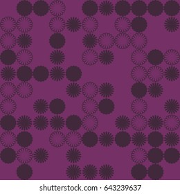 Geometric abstract seamless pattern of colored shapes