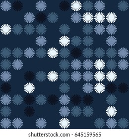 Geometric abstract seamless pattern of colored shapes