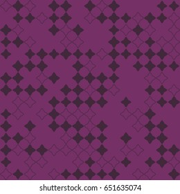 Geometric abstract seamless pattern of colored shapes