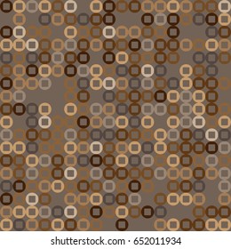 Geometric abstract seamless pattern of colored shapes