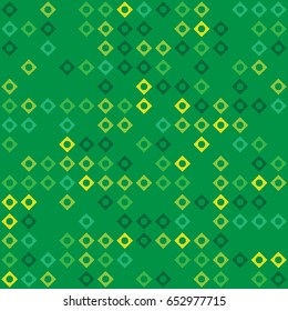 Geometric abstract seamless pattern of colored shapes