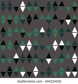 Geometric abstract seamless pattern of colored shapes
