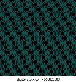 Geometric abstract seamless pattern of colored shapes