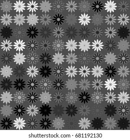 Geometric abstract seamless pattern of colored shapes