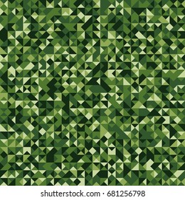 Geometric abstract seamless pattern of colored shapes