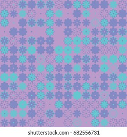 Geometric abstract seamless pattern of colored shapes