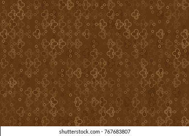 Geometric abstract seamless pattern of colored shapes