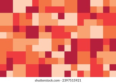 Geometric abstract seamless pattern with colorful square tiles endless ornament texture. Modern vector background.	
