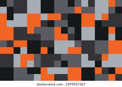 Geometric abstract seamless pattern with colorful square tiles endless ornament texture. Modern vector background.	
