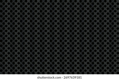 Geometric abstract seamless pattern with cutted square n dot in blue n grey on black background. Vector illustration, for masculine shirt lady dress cloth cover decoration textile wallpaper all over
