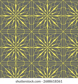 abstrato geométrico sem emenda projeto de padrão em fundo cinza 