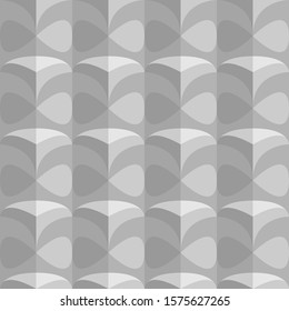 Geometric and abstract seamless pattern with drops and semicircles texture background 