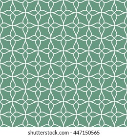 Geometric abstract seamless pattern. Floral background. Vector illustration